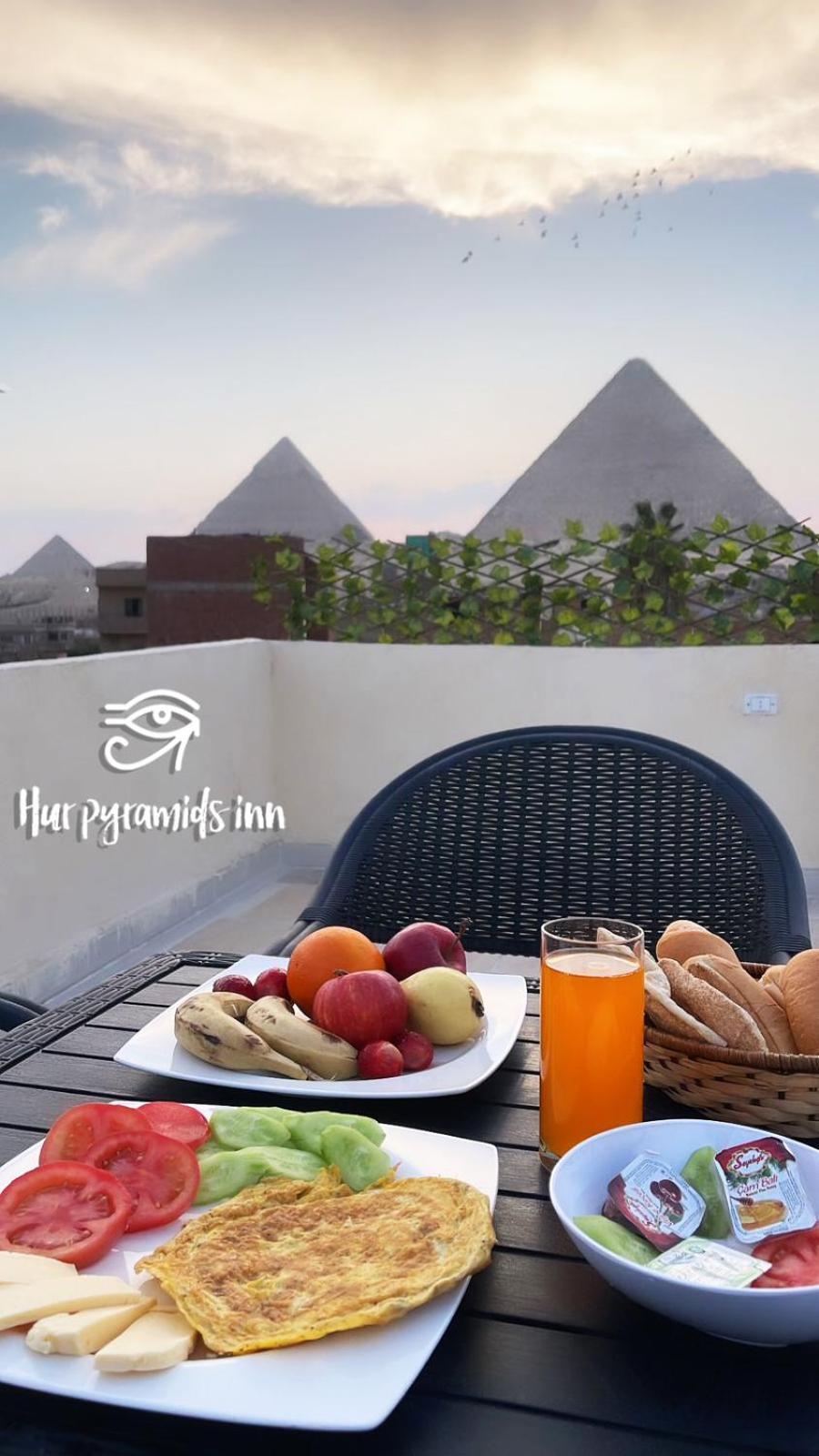 Hur Pyramids Land Inn Kafrat al Jabal Luaran gambar