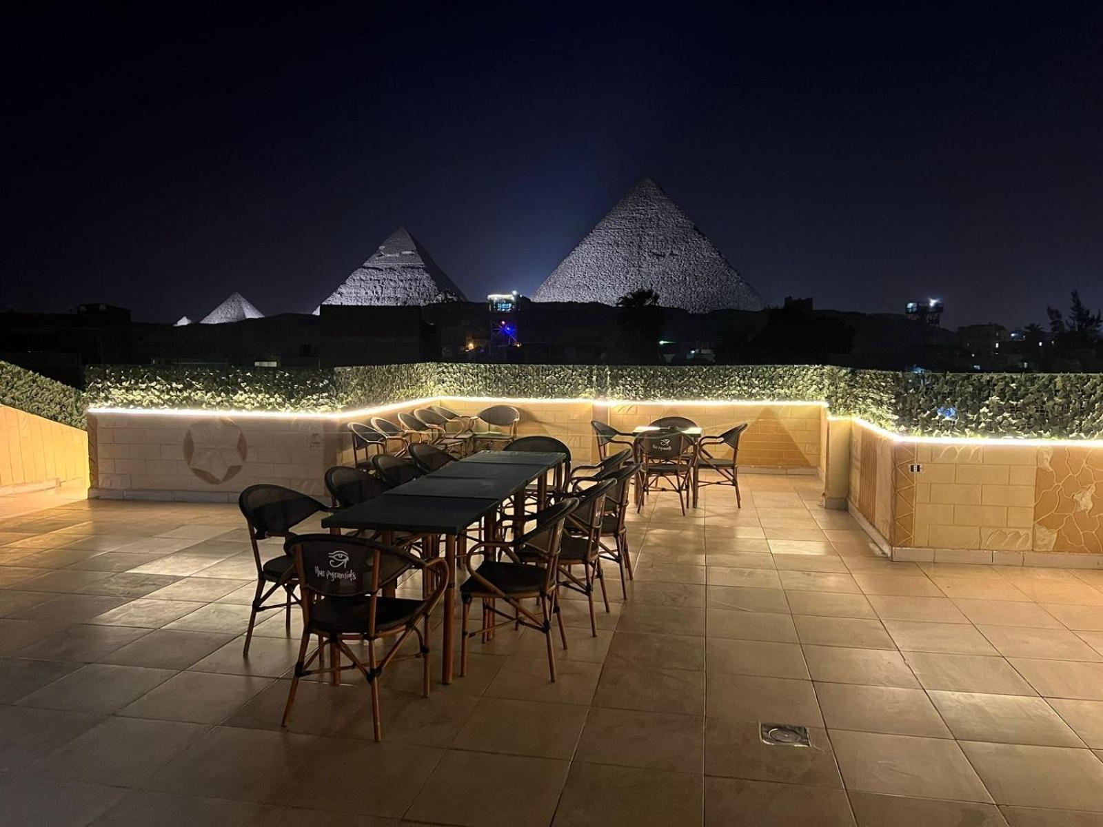 Hur Pyramids Land Inn Kafrat al Jabal Luaran gambar