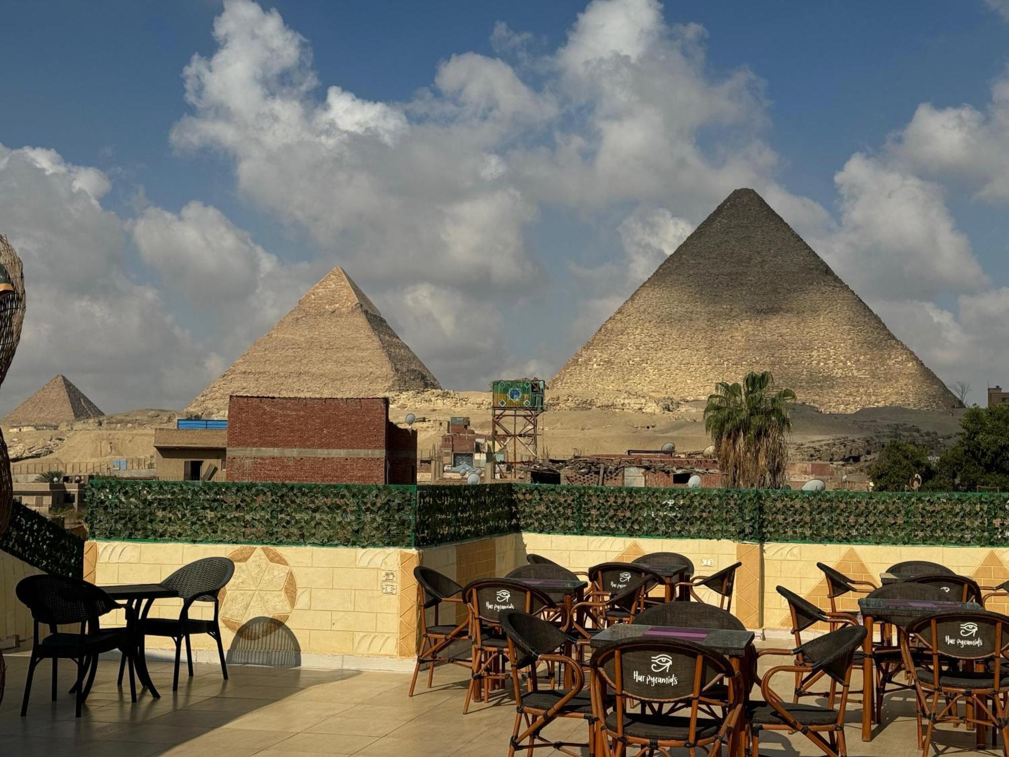 Hur Pyramids Land Inn Kafrat al Jabal Luaran gambar