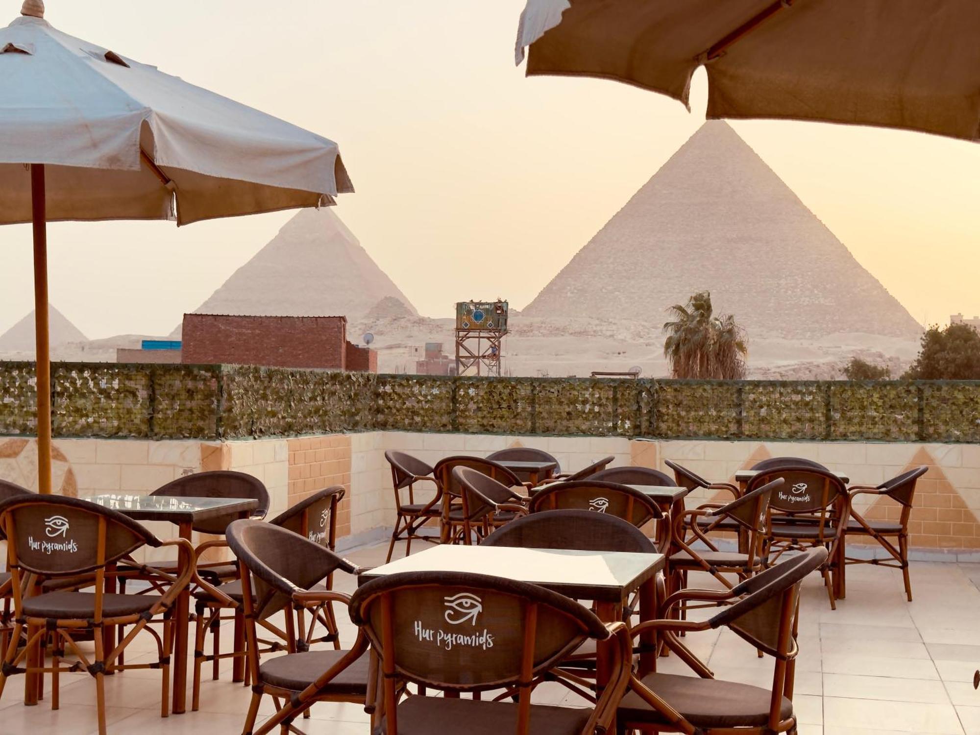 Hur Pyramids Land Inn Kafrat al Jabal Luaran gambar