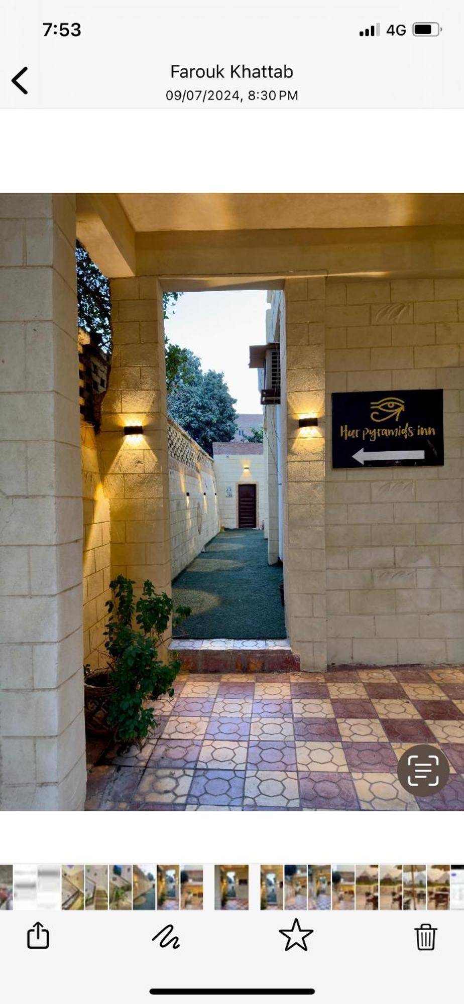 Hur Pyramids Land Inn Kafrat al Jabal Luaran gambar